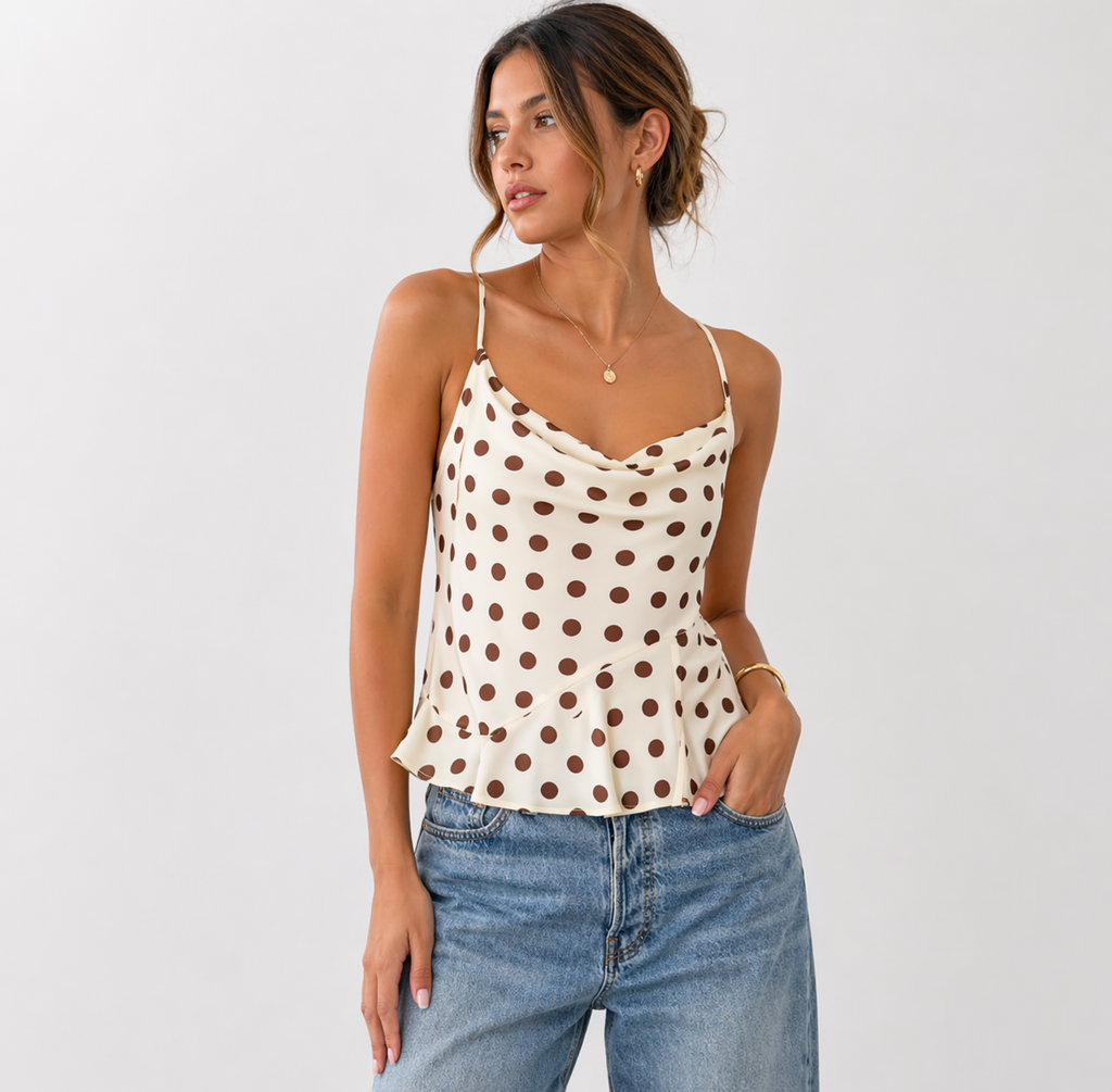 Mocha Dot Top